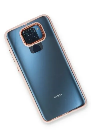 Newface Xiaomi Redmi Note 9 Kılıf Dora Kapak - Pudra resmi