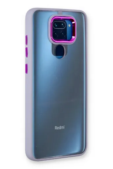 Newface Xiaomi Redmi Note 9 Kılıf Dora Kapak - Lila resmi