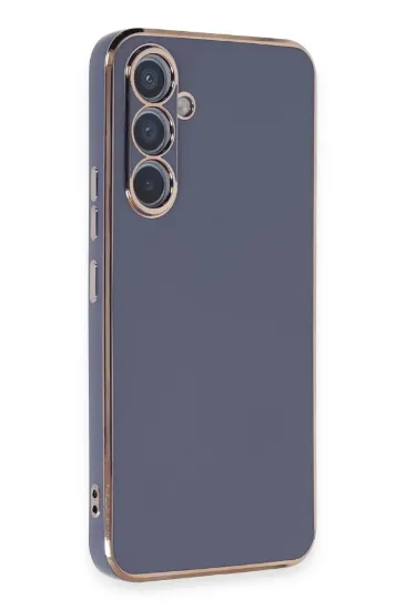 Newface Samsung Galaxy A54 5G Kılıf Volet Silikon - Mavi resmi