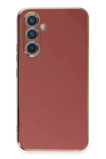 Newface Samsung Galaxy A54 5G Kılıf Volet Silikon - Kırmızı resmi