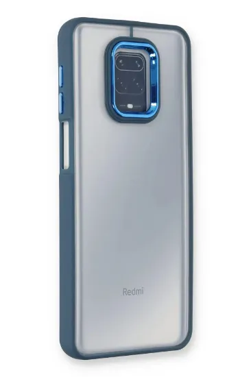 Newface Xiaomi Redmi Note 9 Pro Kılıf Dora Kapak - Mavi resmi