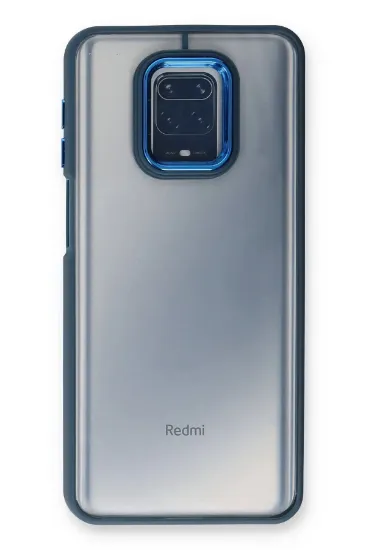 Newface Xiaomi Redmi Note 9 Pro Kılıf Dora Kapak - Mavi resmi