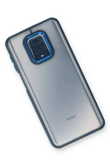 Newface Xiaomi Redmi Note 9 Pro Kılıf Dora Kapak - Mavi resmi