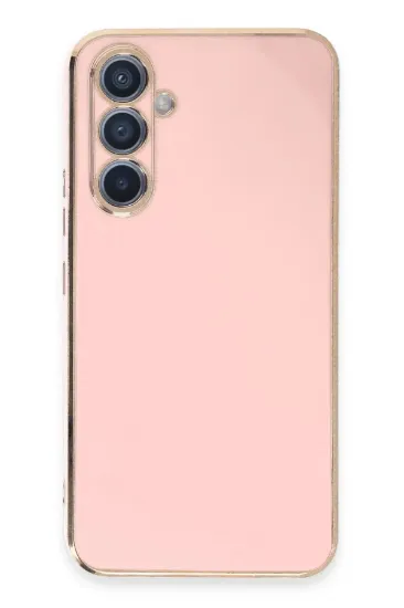 Newface Samsung Galaxy A54 5G Kılıf Volet Silikon - Pembe resmi