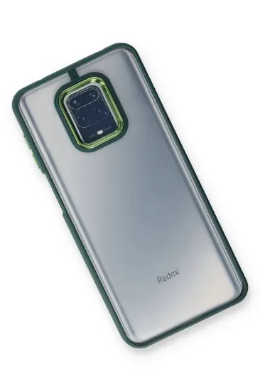 Newface Xiaomi Redmi Note 9 Pro Kılıf Dora Kapak - Haki Yeşil resmi