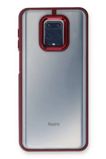 Newface Xiaomi Redmi Note 9 Pro Kılıf Dora Kapak - Kırmızı resmi