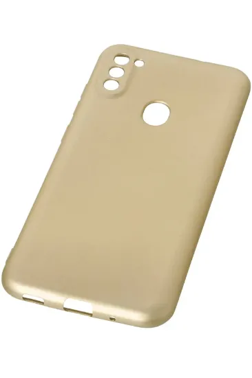 Newface Samsung Galaxy A11 Kılıf First Silikon - Gold resmi