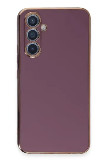 Newface Samsung Galaxy A54 5G Kılıf Volet Silikon - Mor resmi