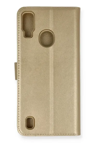Newface Reeder P13 Blue Kılıf Trend S Plus Kapaklı Kılıf - Gold resmi
