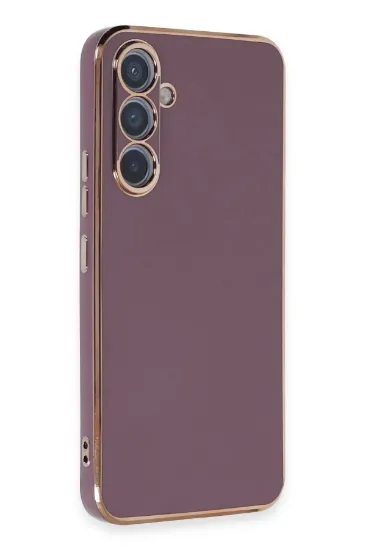 Newface Samsung Galaxy A54 5G Kılıf Volet Silikon - Mor resmi
