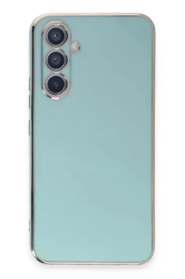 Newface Samsung Galaxy A54 5G Kılıf Volet Silikon - Açık Yeşil resmi