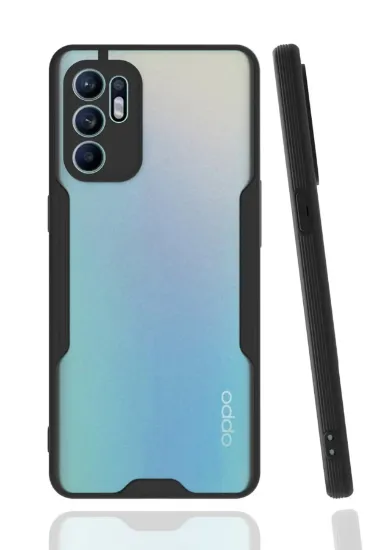 Newface Oppo Reno 6 Kılıf Platin Silikon - Siyah resmi