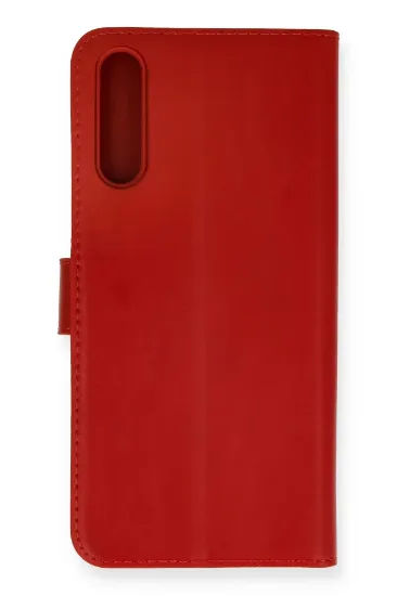 Newface Huawei P Smart S Kılıf Trend S Plus Kapaklı Kılıf - Kırmızı resmi