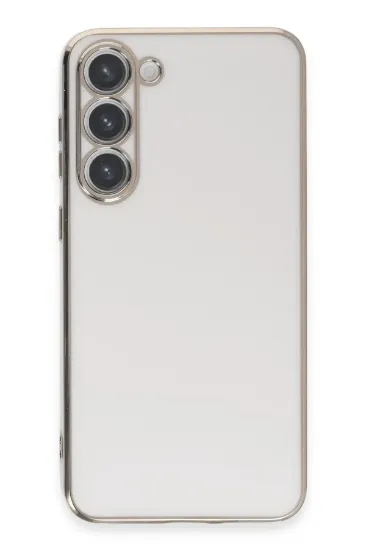 Newface Samsung Galaxy S23 Kılıf Volet Silikon - Beyaz resmi