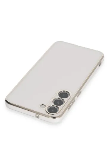 Newface Samsung Galaxy S23 Kılıf Volet Silikon - Beyaz resmi