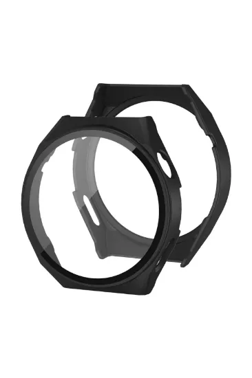 Newface Huawei Watch GT2 42mm Dota Camlı Kasa Ekran Koruyucu - Siyah resmi