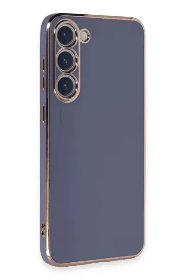 Newface Samsung Galaxy S23 Kılıf Volet Silikon - Mavi resmi