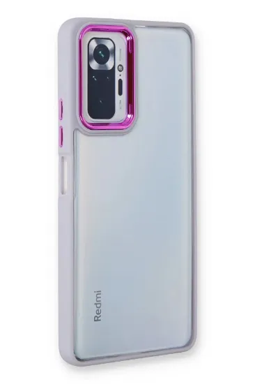 Newface Xiaomi Redmi Note 10 Pro Kılıf Dora Kapak - Lila resmi