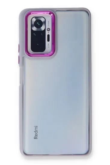 Newface Xiaomi Redmi Note 10 Pro Kılıf Dora Kapak - Lila resmi