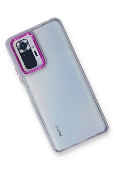Newface Xiaomi Redmi Note 10 Pro Kılıf Dora Kapak - Lila resmi