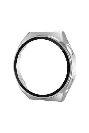 Newface Huawei Watch GT2 46mm Dota Camlı Kasa Ekran Koruyucu - Gümüş resmi