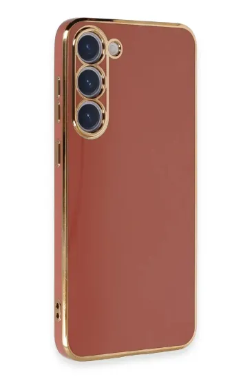 Newface Samsung Galaxy S23 Kılıf Volet Silikon - Kırmızı resmi