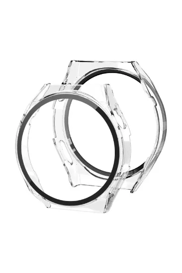 Newface Huawei Watch GT2 46mm Dota Camlı Kasa Ekran Koruyucu - Şeffaf resmi