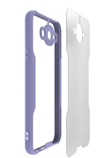 Newface Samsung Galaxy J7 Kılıf Platin Silikon - Siyah resmi