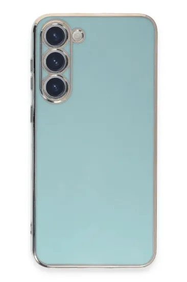 Newface Samsung Galaxy S23 Kılıf Volet Silikon - Açık Yeşil resmi