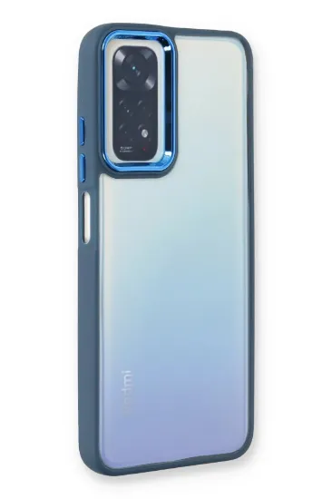 Newface Xiaomi Redmi Note 11 Pro Kılıf Dora Kapak - Mavi resmi