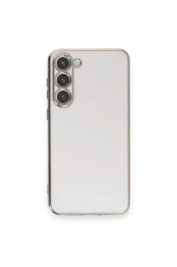Newface Samsung Galaxy S23 Plus Kılıf Volet Silikon - Beyaz resmi