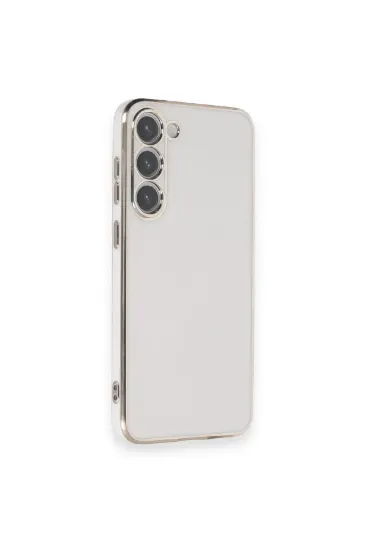 Newface Samsung Galaxy S23 Plus Kılıf Volet Silikon - Beyaz resmi