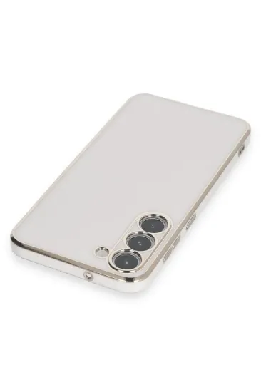 Newface Samsung Galaxy S23 Plus Kılıf Volet Silikon - Beyaz resmi