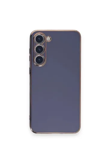 Newface Samsung Galaxy S23 Plus Kılıf Volet Silikon - Mavi resmi