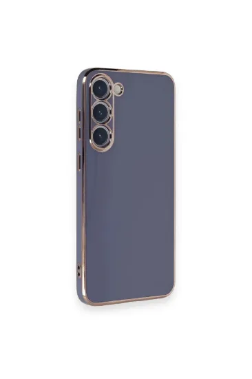Newface Samsung Galaxy S23 Plus Kılıf Volet Silikon - Mavi resmi
