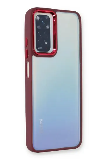 Newface Xiaomi Redmi Note 11 Pro Kılıf Dora Kapak - Kırmızı resmi