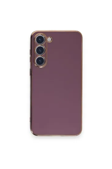 Newface Samsung Galaxy S23 Plus Kılıf Volet Silikon - Mor resmi