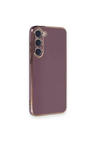 Newface Samsung Galaxy S23 Plus Kılıf Volet Silikon - Mor resmi