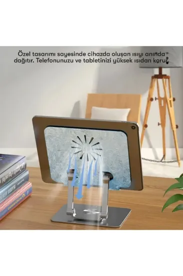 Newface P2027 Telefon Tablet Standı - Gümüş resmi