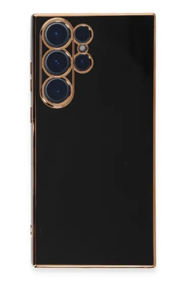 Newface Samsung Galaxy S23 Ultra Kılıf Volet Silikon - Siyah resmi