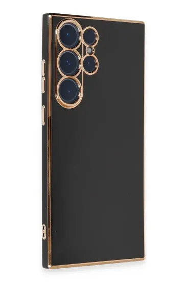 Newface Samsung Galaxy S23 Ultra Kılıf Volet Silikon - Siyah resmi