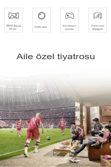 Newface Shinecon SC-G04E 3D Sanal Gerçeklik Gözlüğü - Siyah resmi