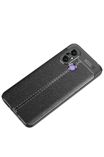Newface Xiaomi Redmi 12C Kılıf Auto Focus Kapak - Siyah resmi