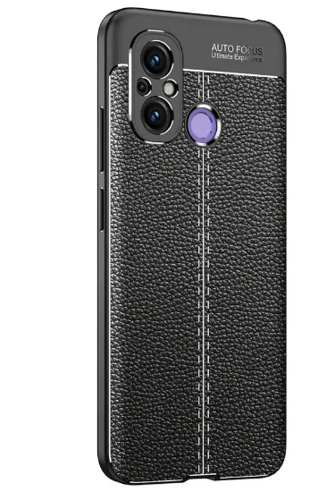 Newface Xiaomi Redmi 12C Kılıf Auto Focus Kapak - Siyah resmi
