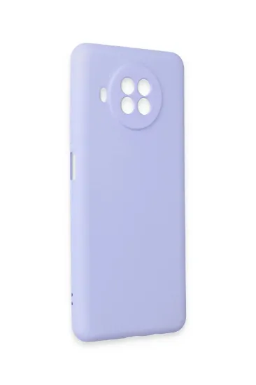 Newface Xiaomi Mi 10T Lite Kılıf Nano içi Kadife Silikon - Lila resmi
