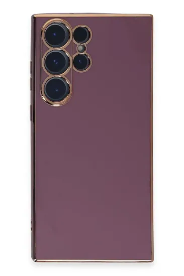 Newface Samsung Galaxy S23 Ultra Kılıf Volet Silikon - Mor resmi