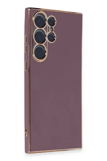 Newface Samsung Galaxy S23 Ultra Kılıf Volet Silikon - Mor resmi