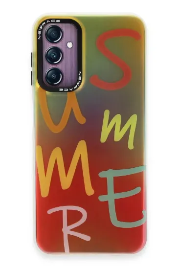 Newface Samsung Galaxy A14 4G Kılıf Estoril Desenli Kapak - Estoril - 3 resmi