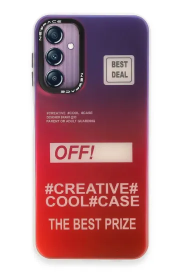 Newface Samsung Galaxy A14 4G Kılıf Estoril Desenli Kapak - Estoril - 9 resmi