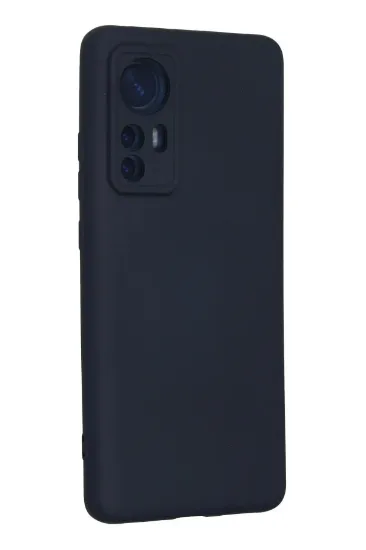 Newface Xiaomi Mi 12 Kılıf Nano içi Kadife Silikon - Lacivert resmi